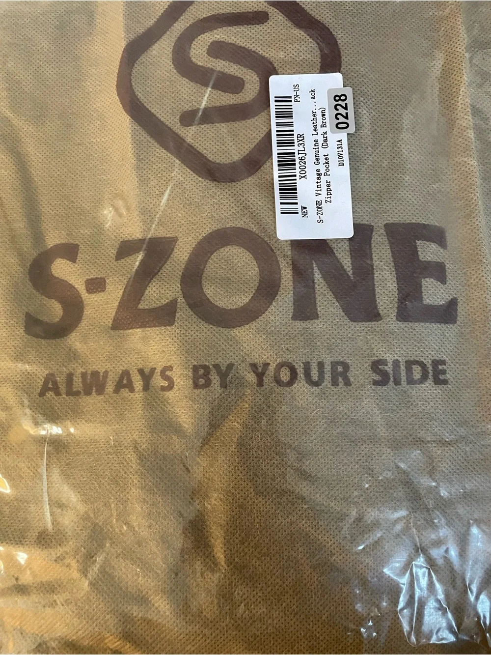 S-ZONE Dark Brown Vintage Genuine Leather Shoulder Bag Large Work Tote